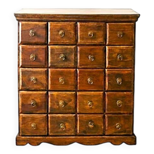 Meuble d'Apothicaire - tiroirs