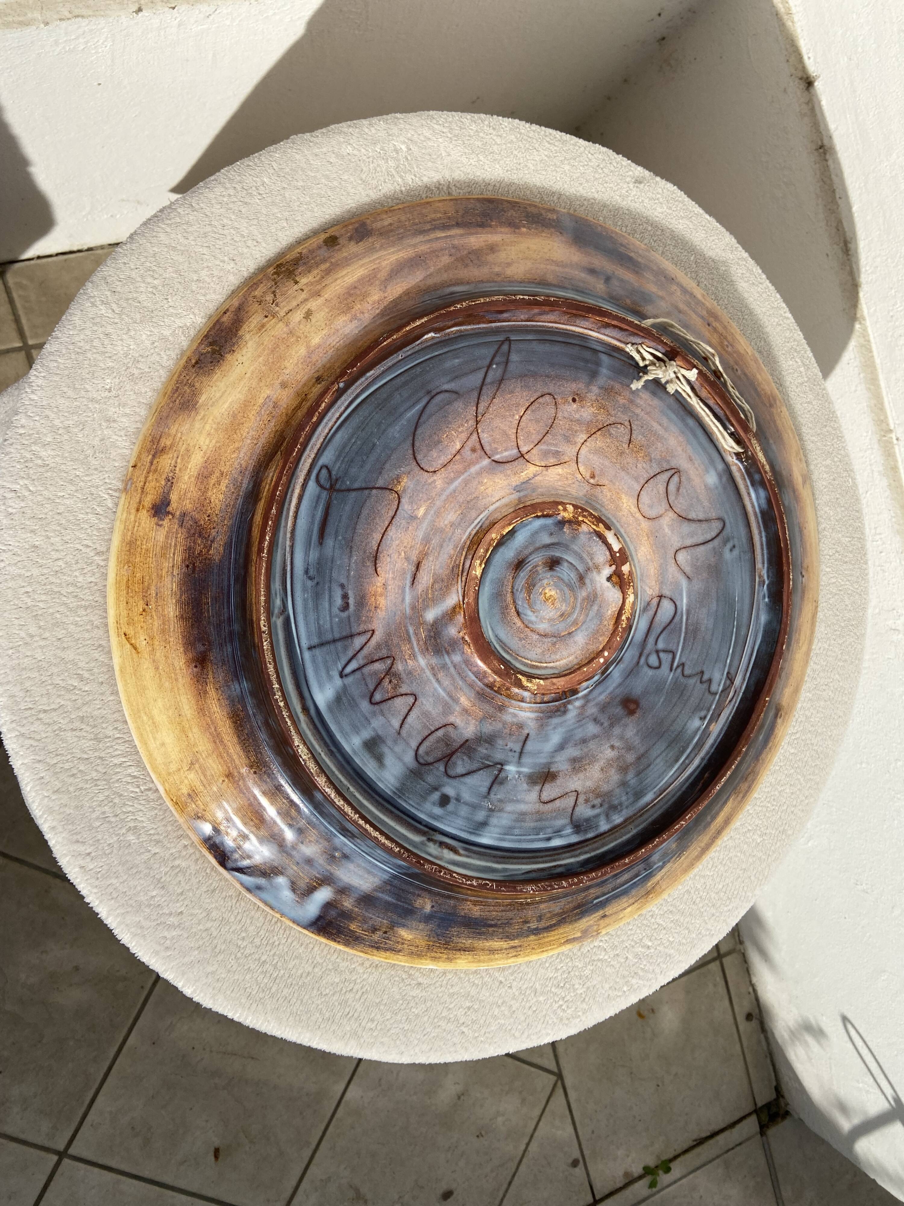 Vallauris dish by Monique Brunner