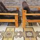 Paire de fauteuil en pin Yngve Ekström 1970