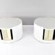 Set of Two Eugenio Gerli Tavolino container girevole T128 Revolver Italy 1969
