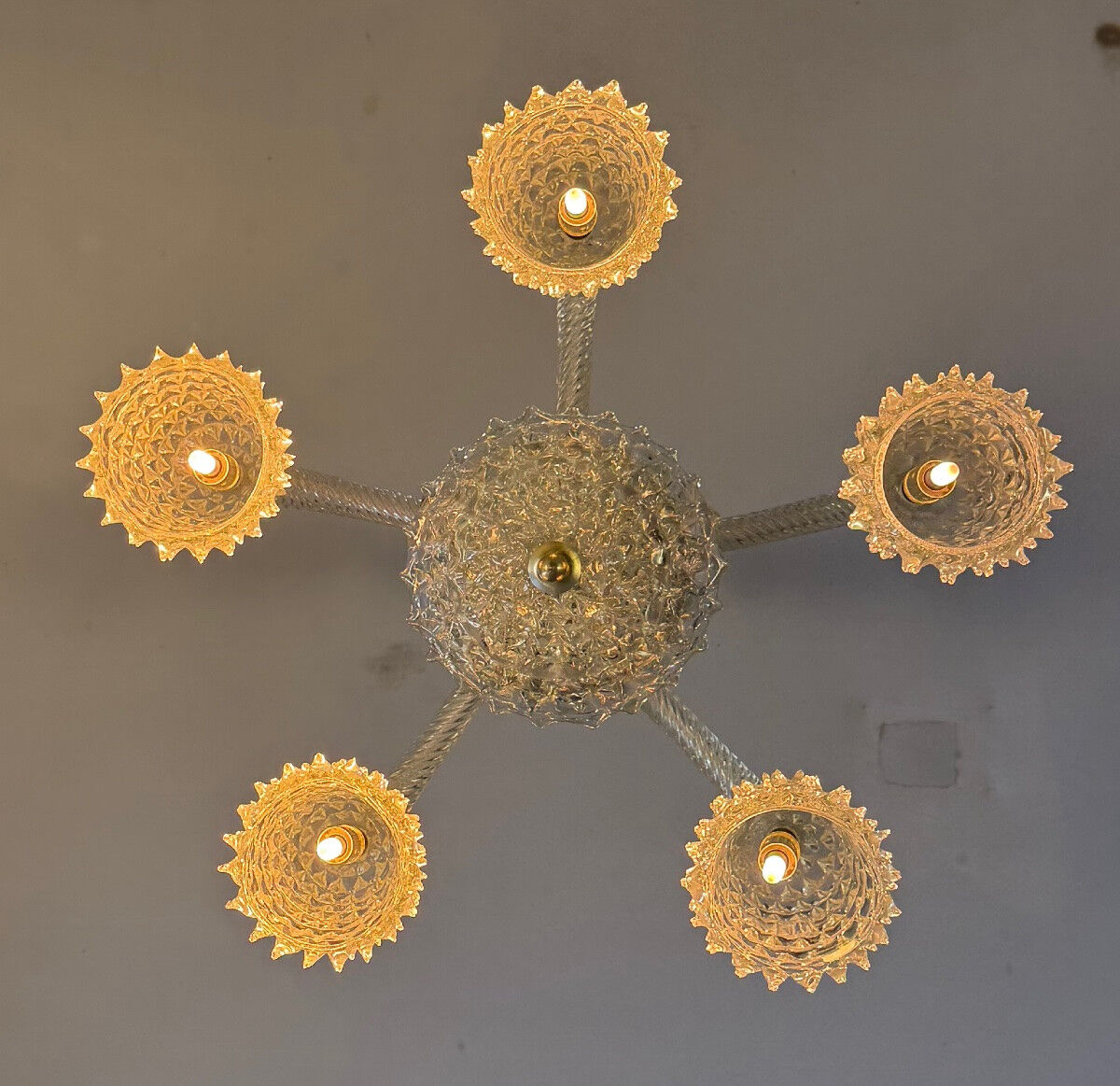 Venetian lustre model Rostrato by Barovier and Toso, circa 1930.