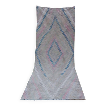 Tapis de couloir turc vintage 125x300 cm