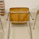 Set of 4 stackable chairs in plywood