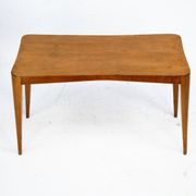 Italian Mid-Century Wooden Coffee Table, Attributed to Paolo Buffa, 1950s