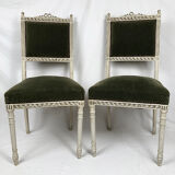 Pair of louis xvi style chairs