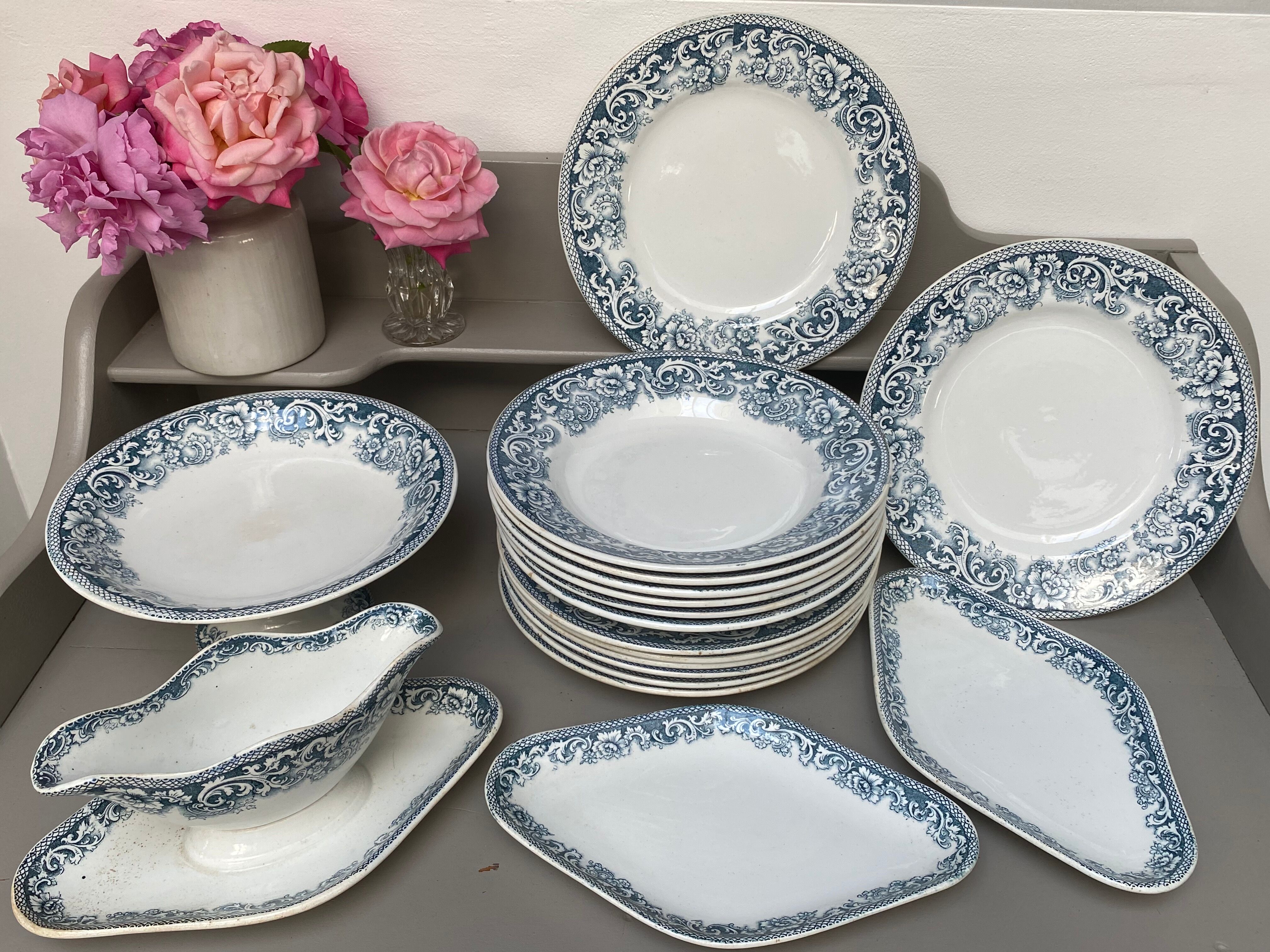 Hollow plates Terre de Fer, St Amand
