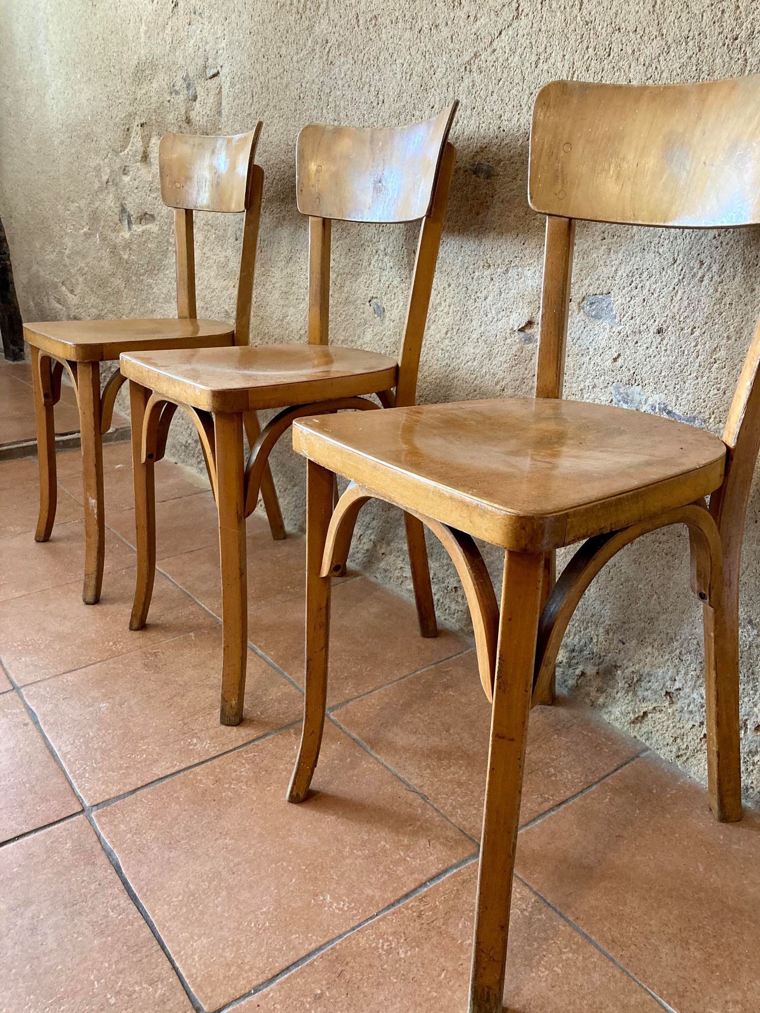 Lot 3 Baumann chairs