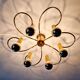 Brass ceiling light, Cosack Leuchten, 1970s