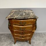 Chifonnier en marqueterie de style Louis XV XXeme