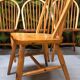 Set of 6 Danish pine chairs 1980