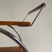 Art deco rolling bar cart, hungary 1930s