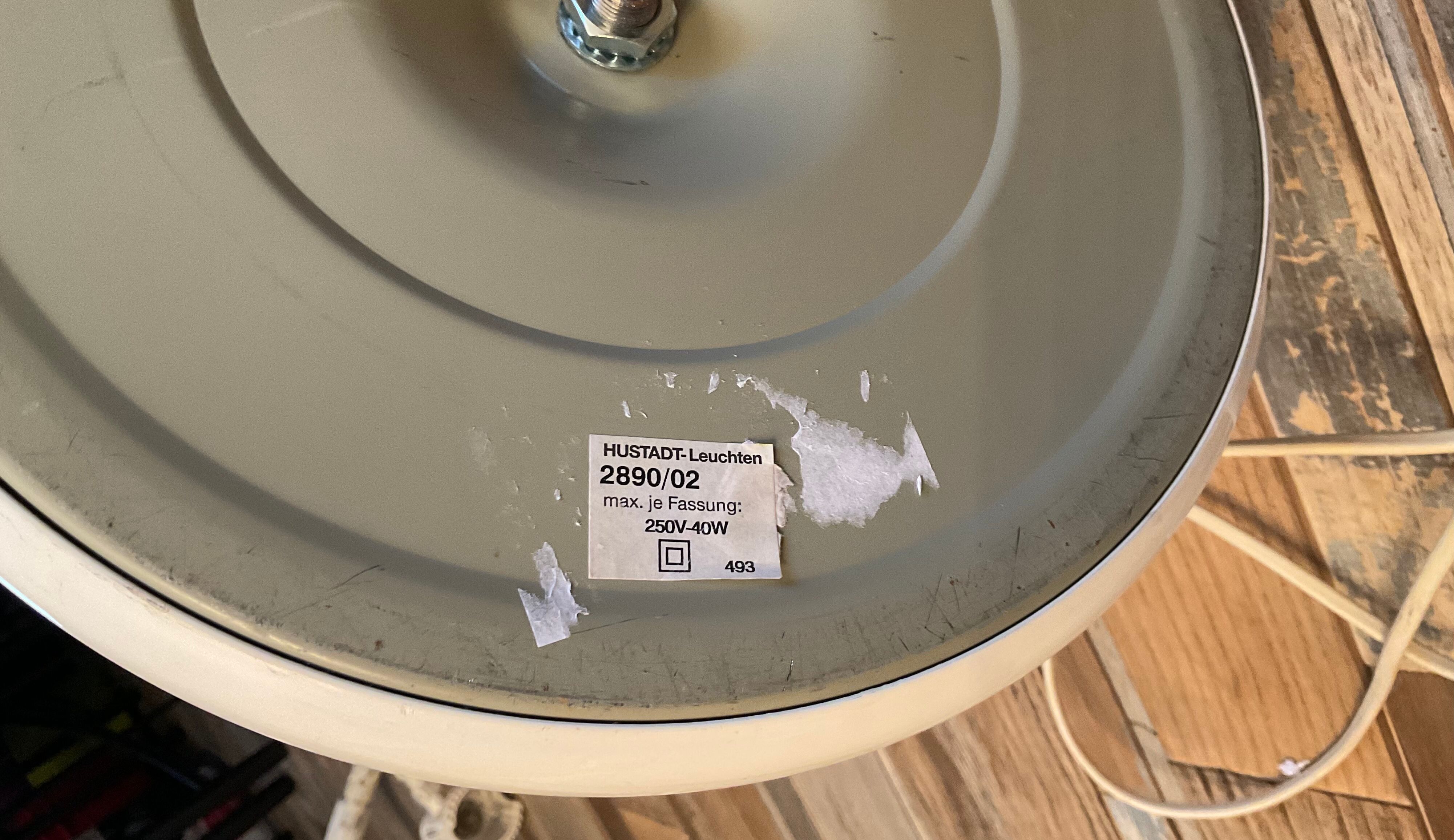 Vintage Hustadt Leuchten floor lamp from the 70s-80s