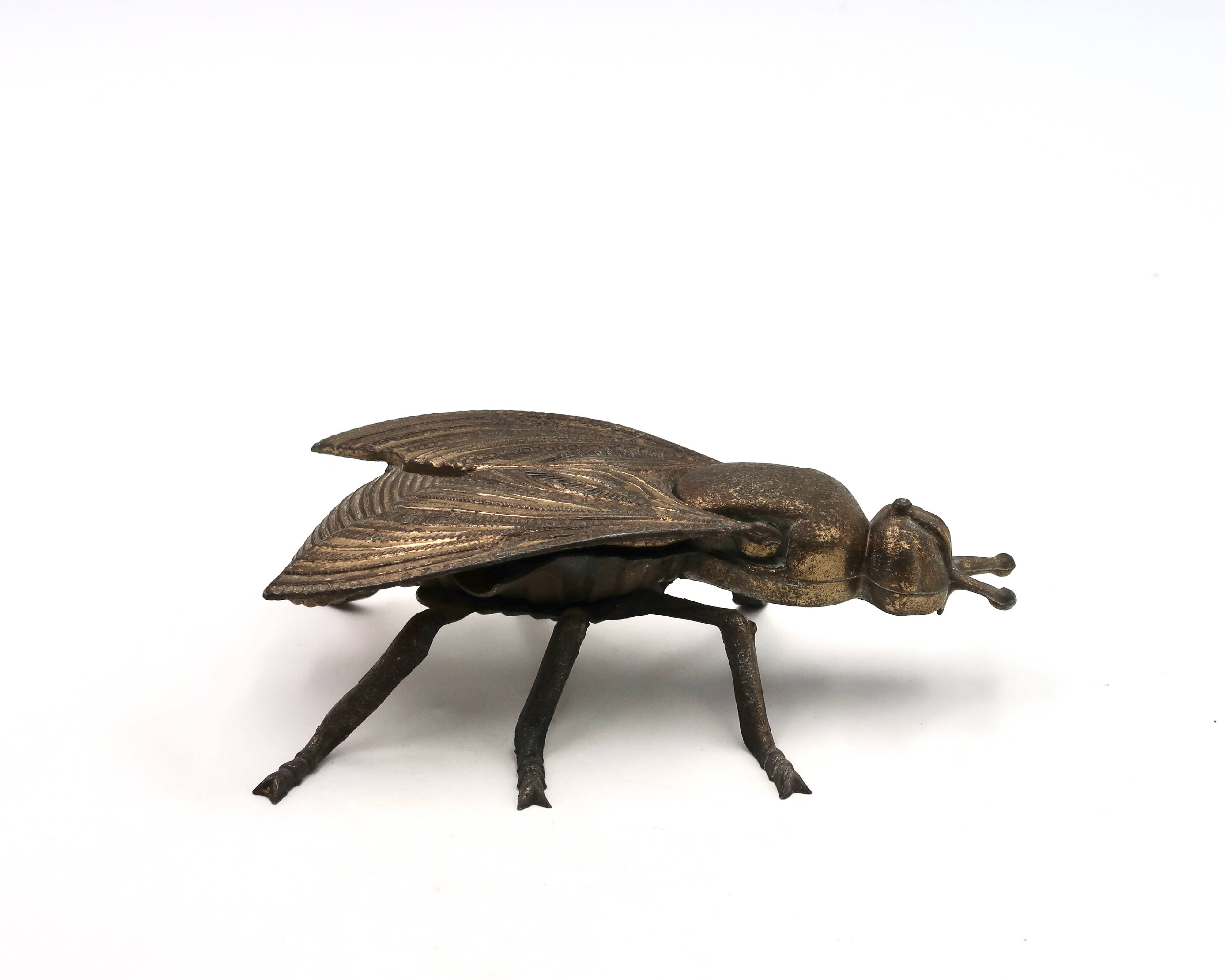 Metal ashtray in the shape of a fly, 1950s