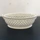 White earthenware basket