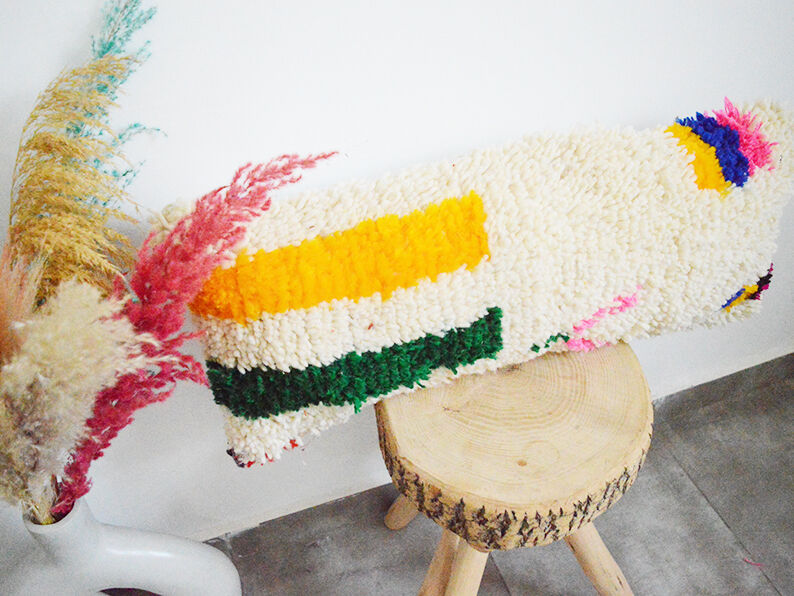 Moroccan carpet cushion cover