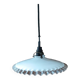 Corole glass transparent serrated edge pendant lamp dpc 0823448