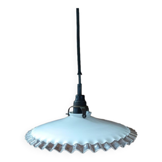 Corole glass transparent serrated edge pendant lamp dpc 0823448