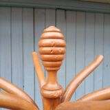 Antique parrot coat rack