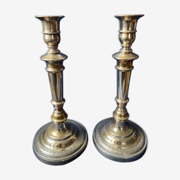 Brass candle holders