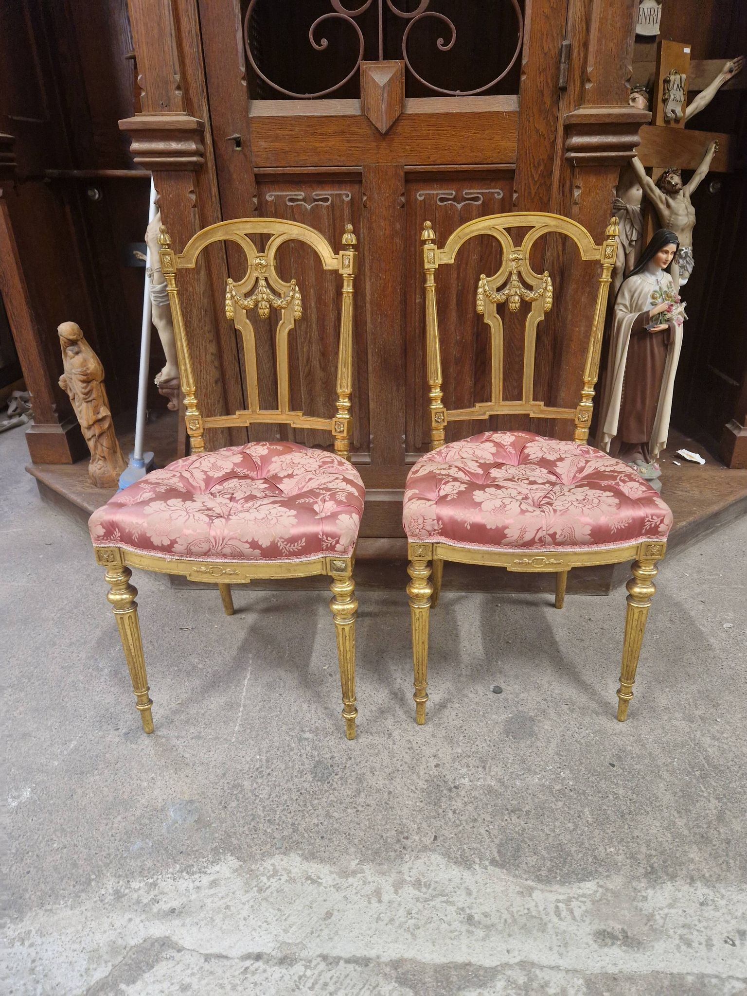Golden chairs