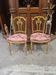 Chaises doré