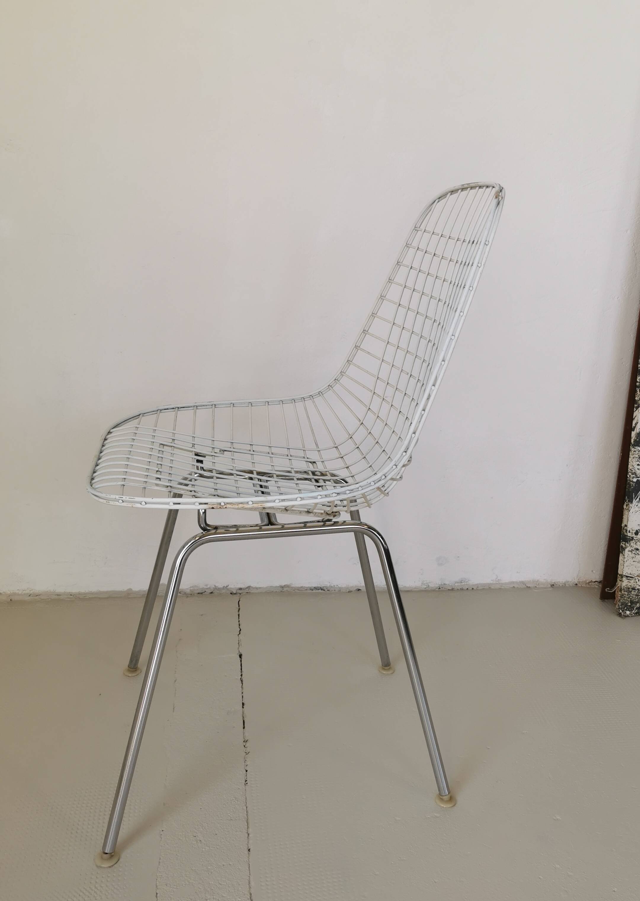 Eames DKX wire chair for Herman Miller
