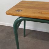 Bureau années 50 et sa chaise d'école