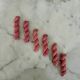 Six ceramic "Marshmallow" knife rests - 1980