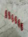 Six "Guimauve" ceramic knife rests - 1980