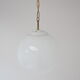 Suspension en verre du milieu du siècle années 1970