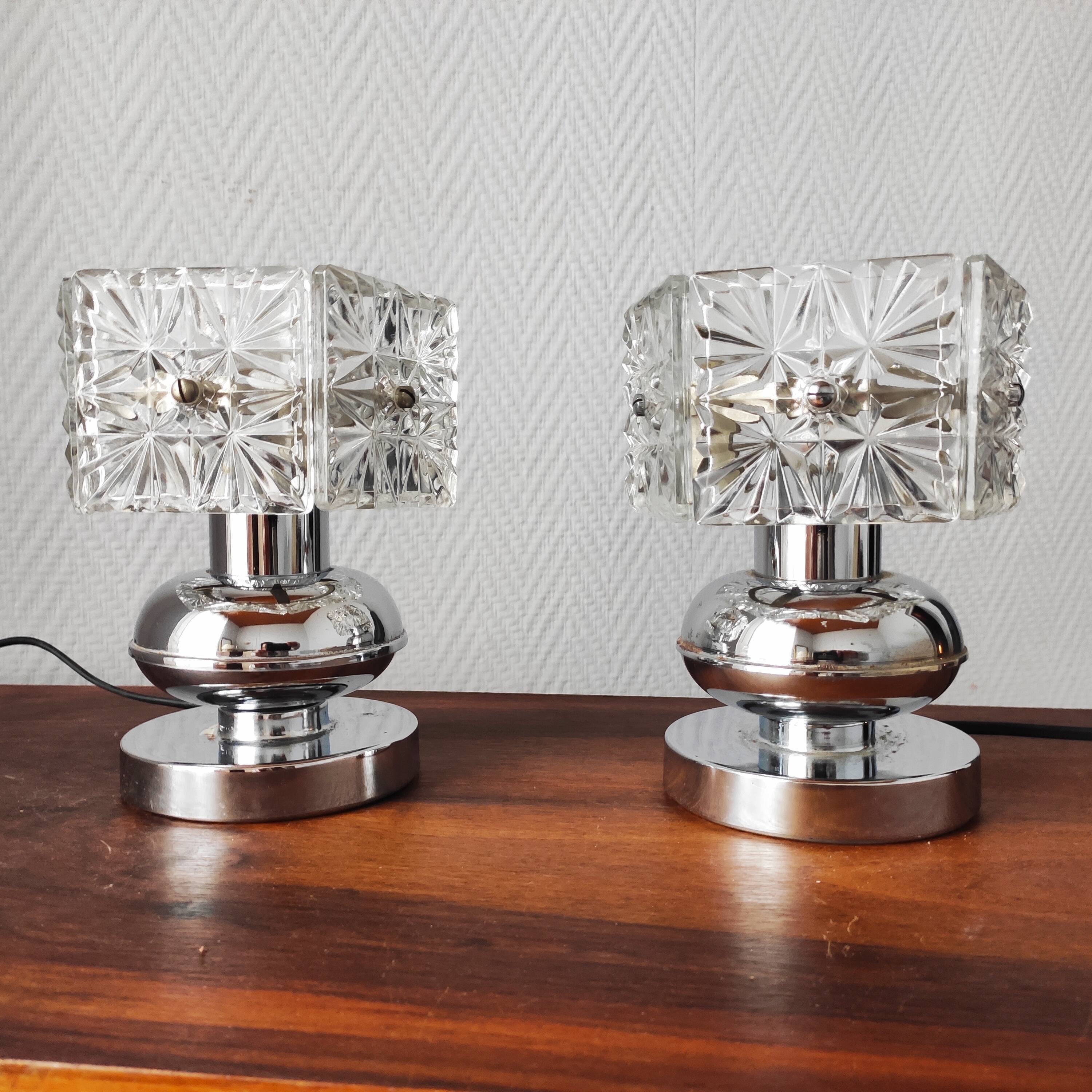 Pair of Vintage 1970s Lamps