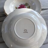 Series of 6 hollow plates porcelain of Gien model Chambord
