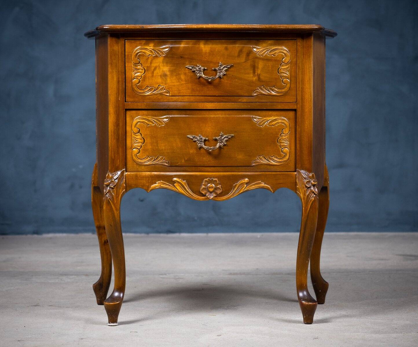 Louis XV Style Bedside Tables, France, 20th Century, Set of 2