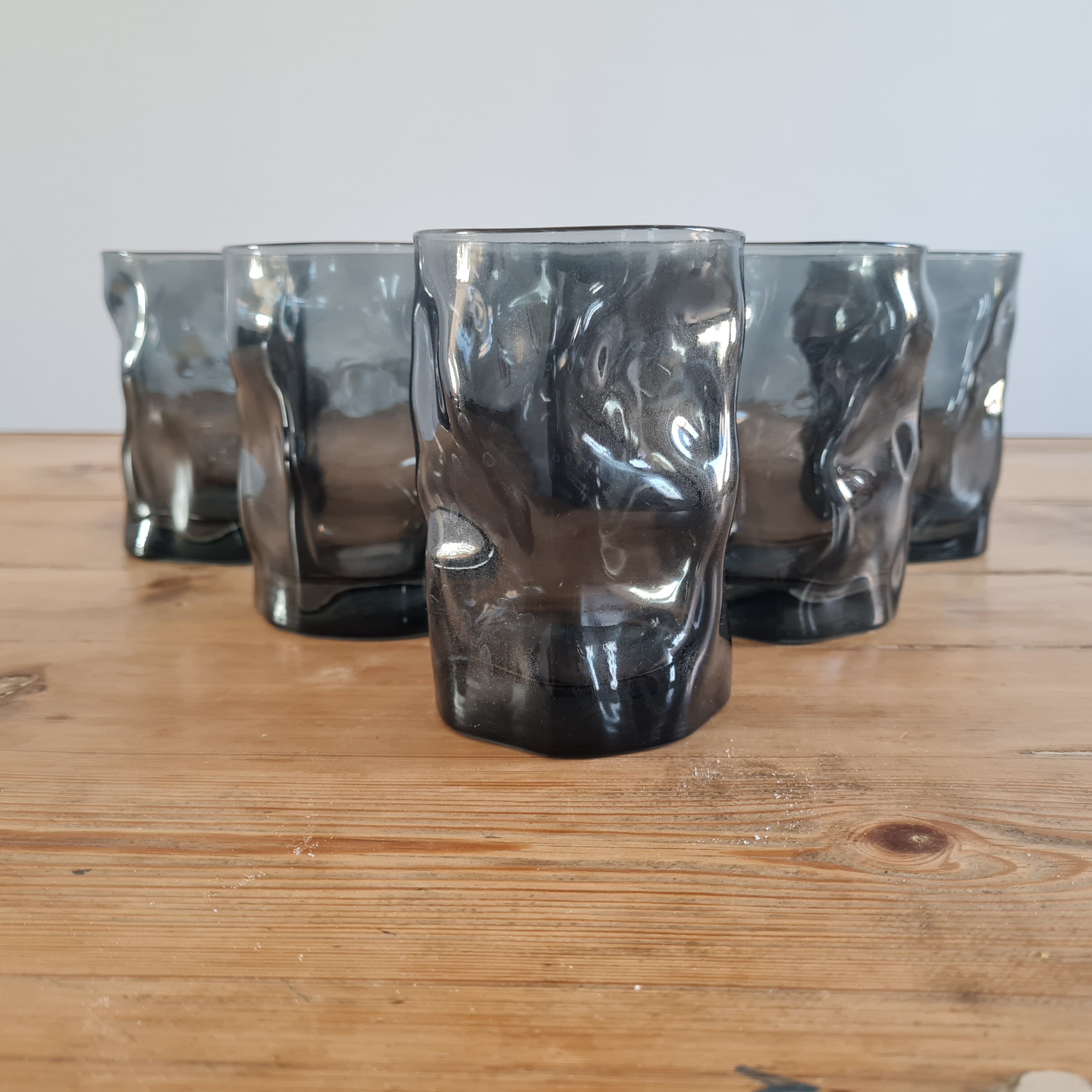 Set of 6 Vintage Water Glass
