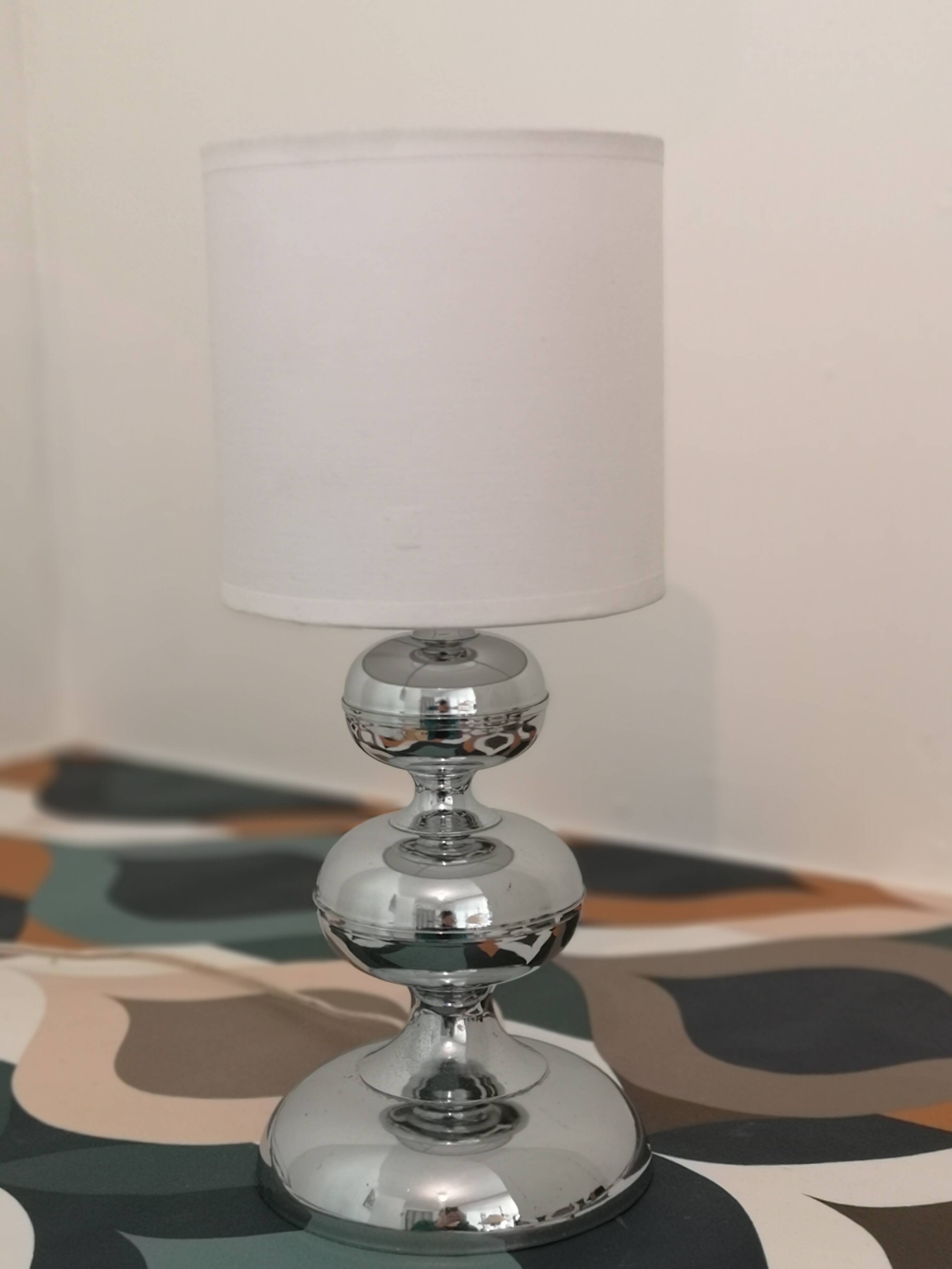 Space age '70 chrome lamp