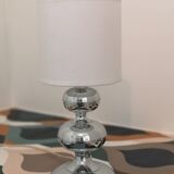 Lampe en chrome space age '70