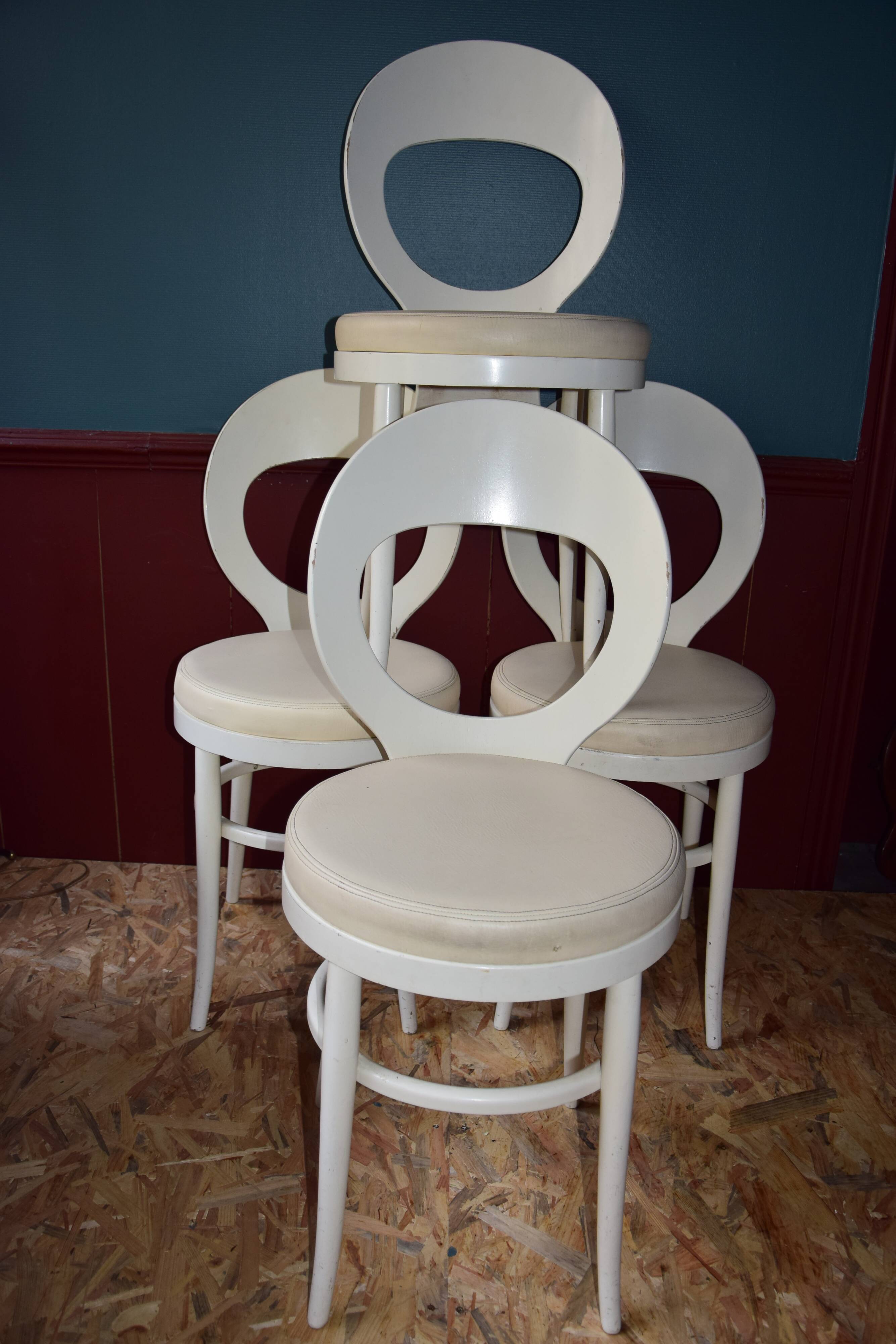 4 chaises de bistrot Baumann