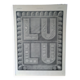 a set of 3 paper advertisements: Petit Lu brand from period reviews