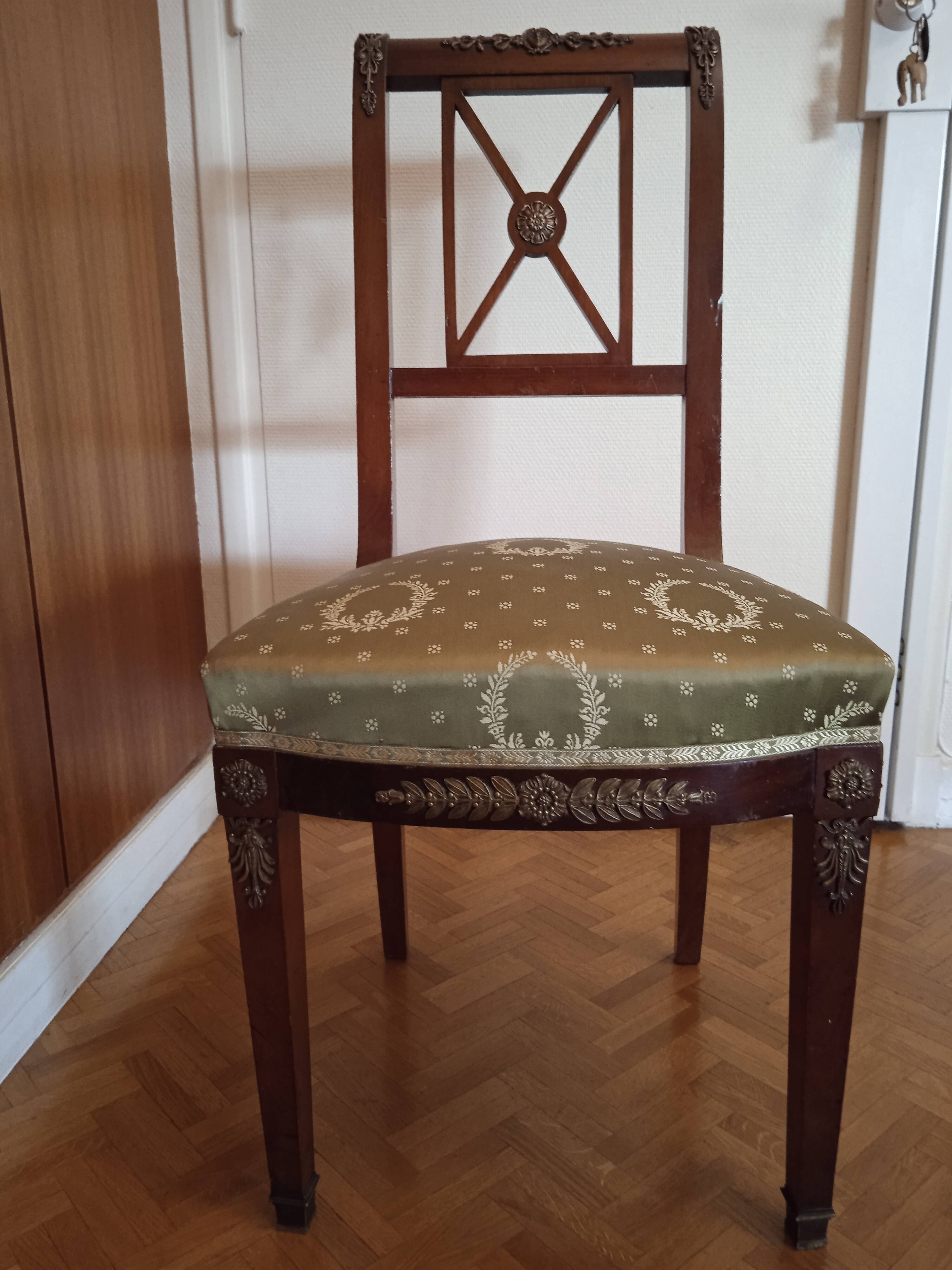 Set of two Empire chairs