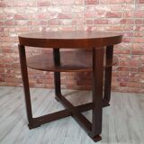 Table Art Déco en chêne rénovée, Pologne années 1930