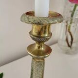 A pair of Gilt Bronze Candlesticks