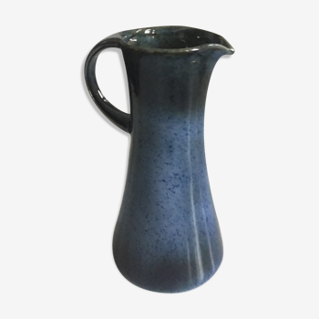 Very glazed blue pitcher