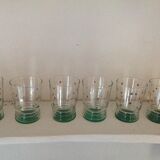 Set of 6 vintage glasses