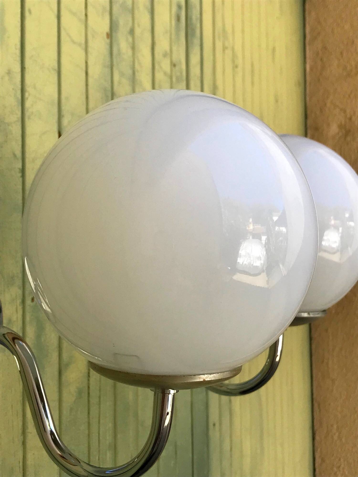 Vintage Delmas wall lights from the 70s