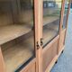 Large Art Deco Display Library stripped in solid mahogany 1930 200cm