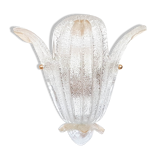 Applique Murano feuilles fleur