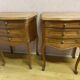 Paire de chevets de style Louis XV en merisier