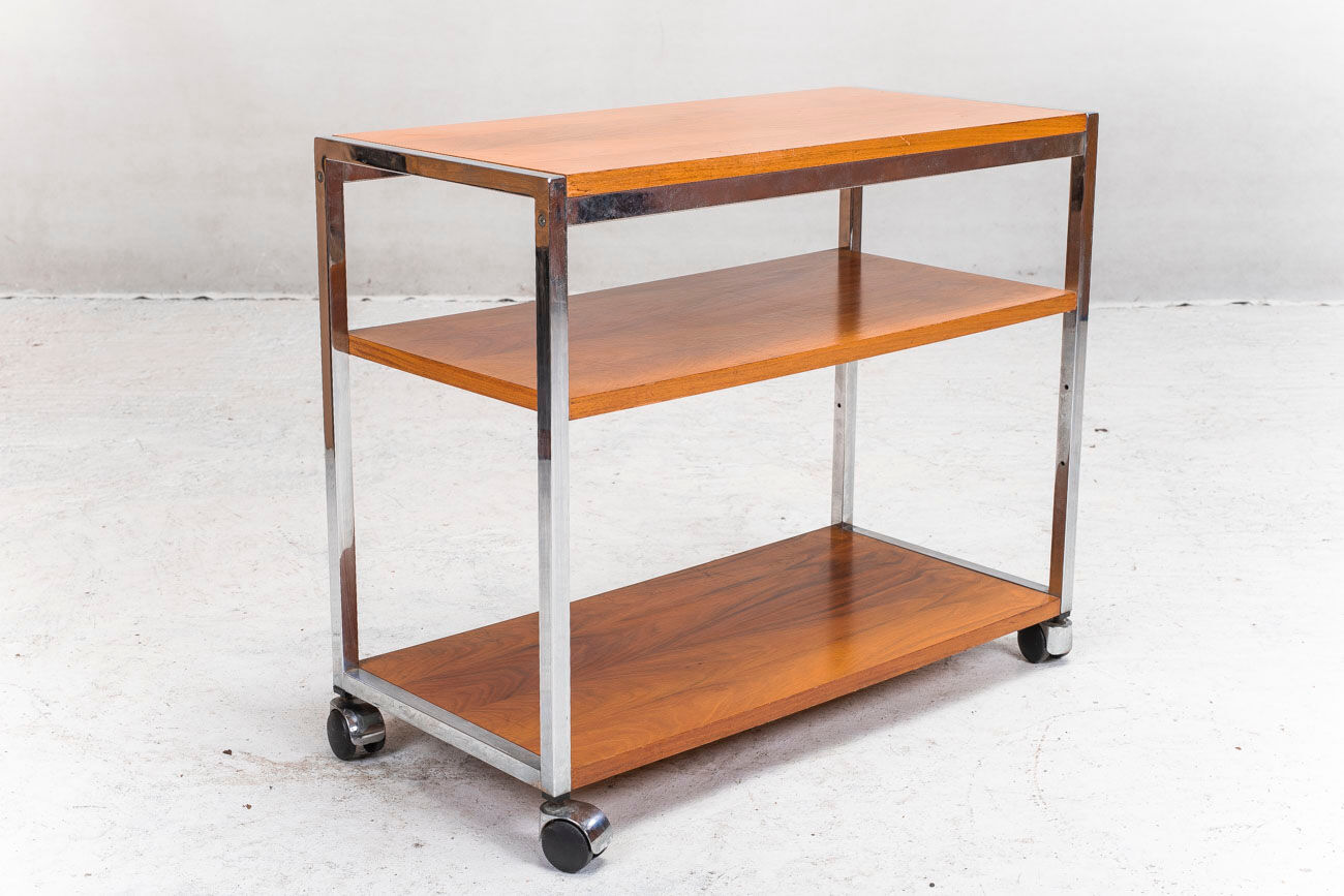 Rosewood office container on wheels, 1960s