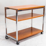 Rosewood office container on wheels, 1960s