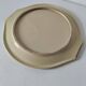 Large vintage two-tone brown and cream dish from the 50s and 60s